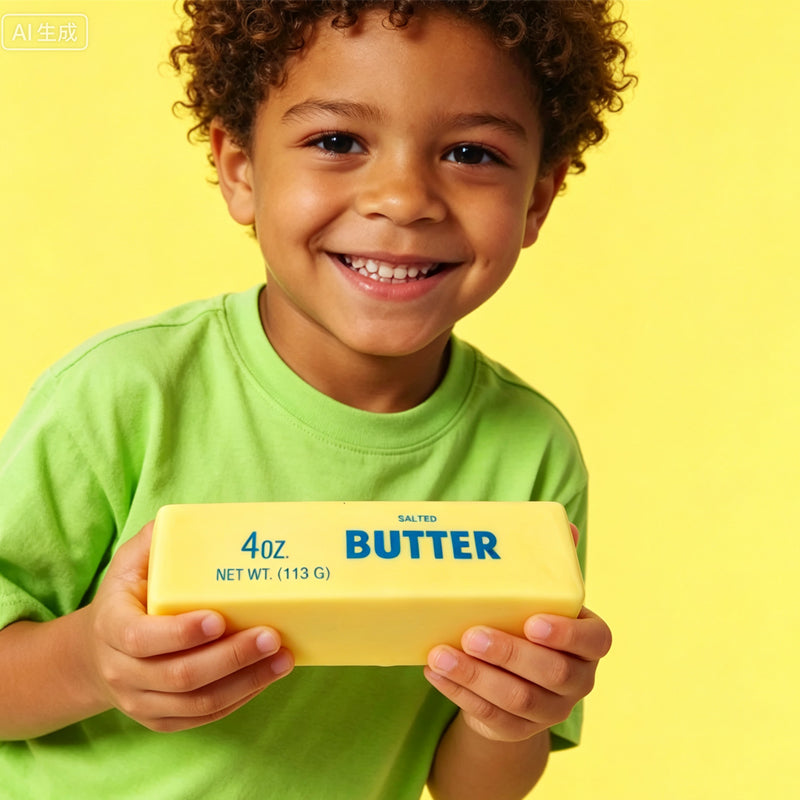Rebound Syndicate Butter Stick Squishy Toys | Realistic Butter Bar Stress Relief Fidget Collection